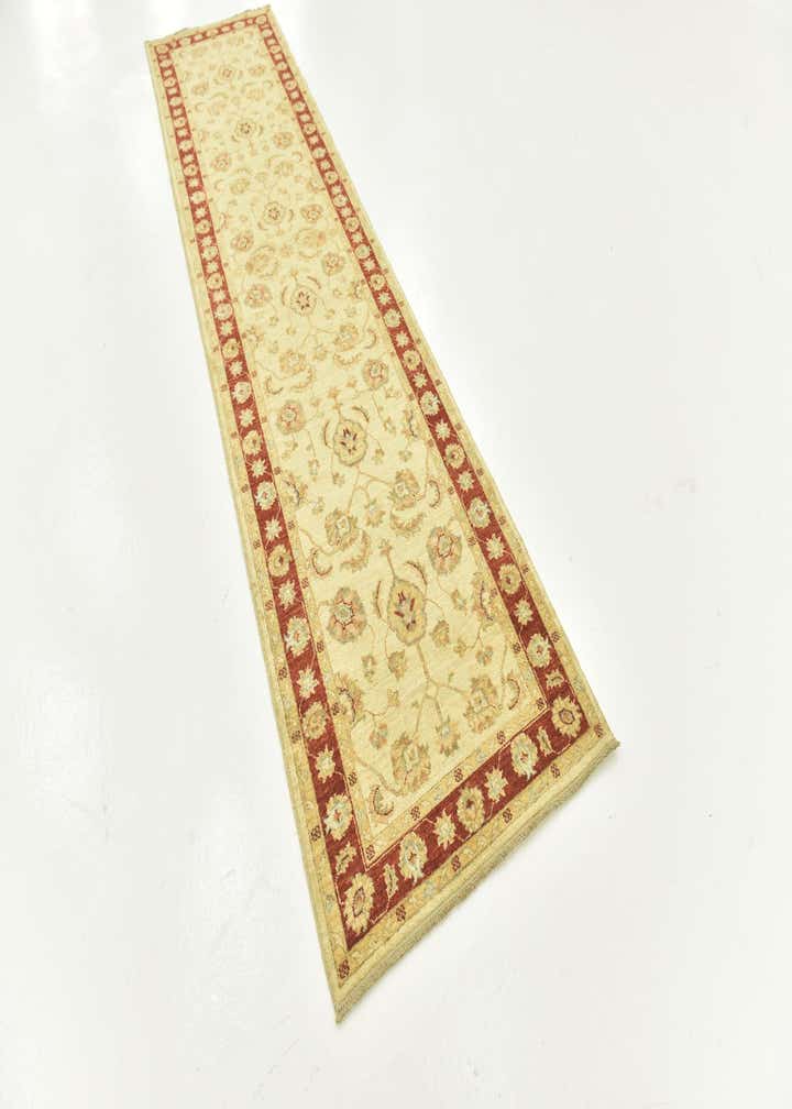 2' 9 x 11' 1 Hand Knotted Peshawar Ziegler Runner Rug