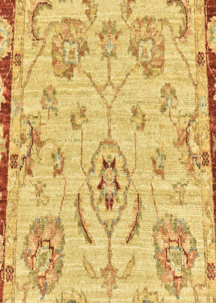 2' 9 x 11' 1 Hand Knotted Peshawar Ziegler Runner Rug