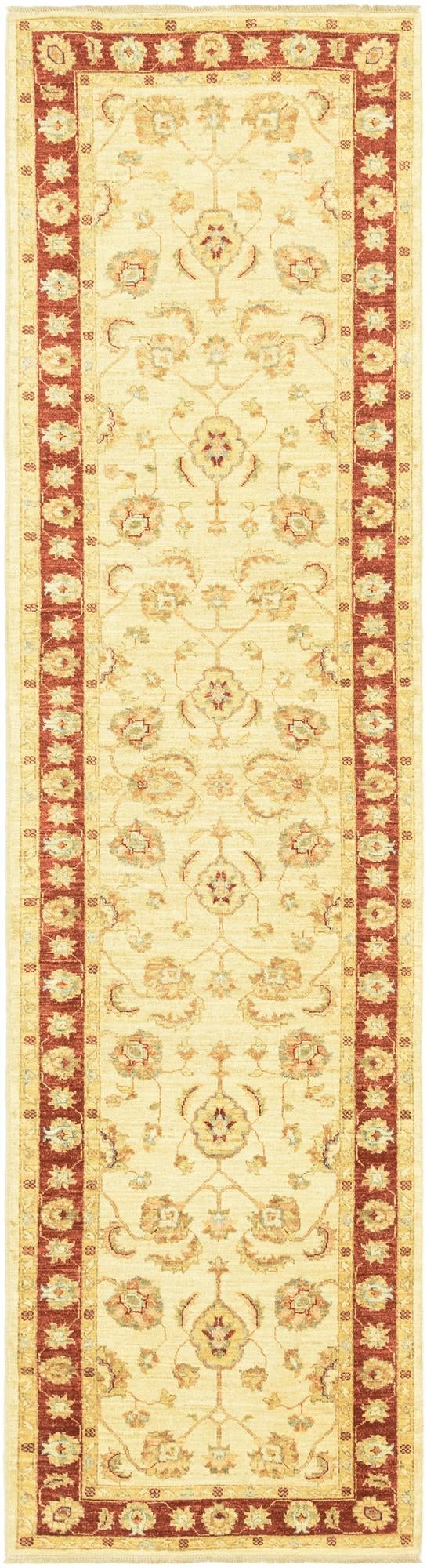 2' 9 x 11' 1 Hand Knotted Peshawar Ziegler Runner Rug
