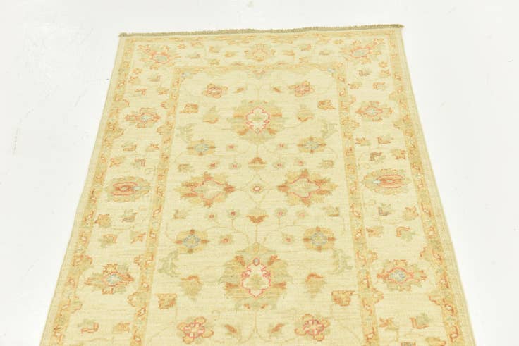 Detail image of 2' 9 x 16' 3 Hand Knotted Peshawar Ziegler Runner Rug