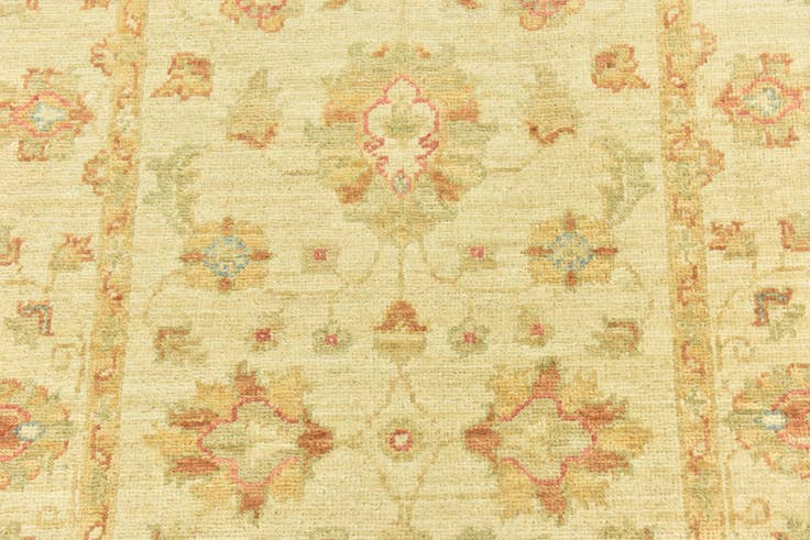 Detail image of 2' 9 x 16' 3 Hand Knotted Peshawar Ziegler Runner Rug