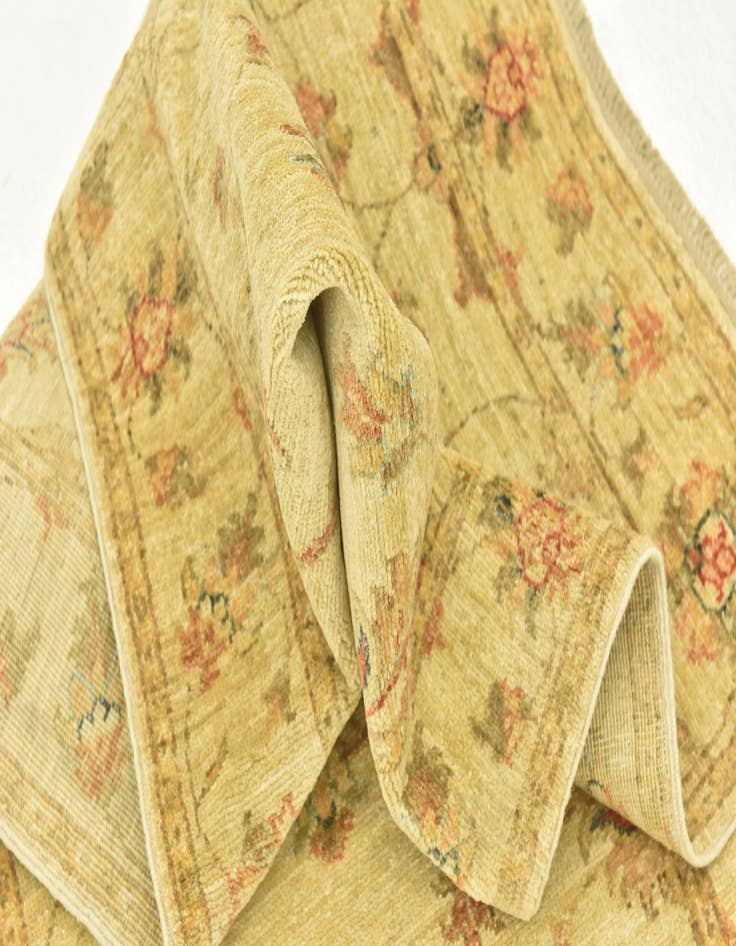 Detail image of 2' 8 x 16'  Hand Knotted Peshawar Ziegler Runner Rug