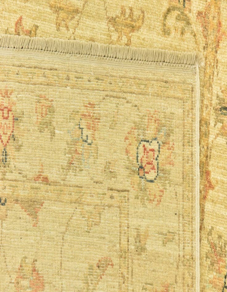 Detail image of 2' 8 x 16'  Hand Knotted Peshawar Ziegler Runner Rug