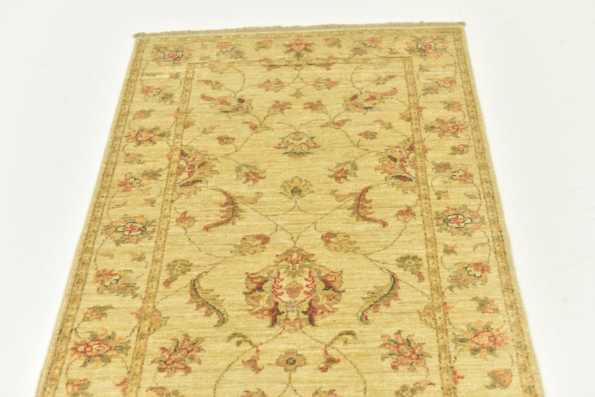 2' 8 x 16' Hand Knotted Peshawar Ziegler Runner Rug