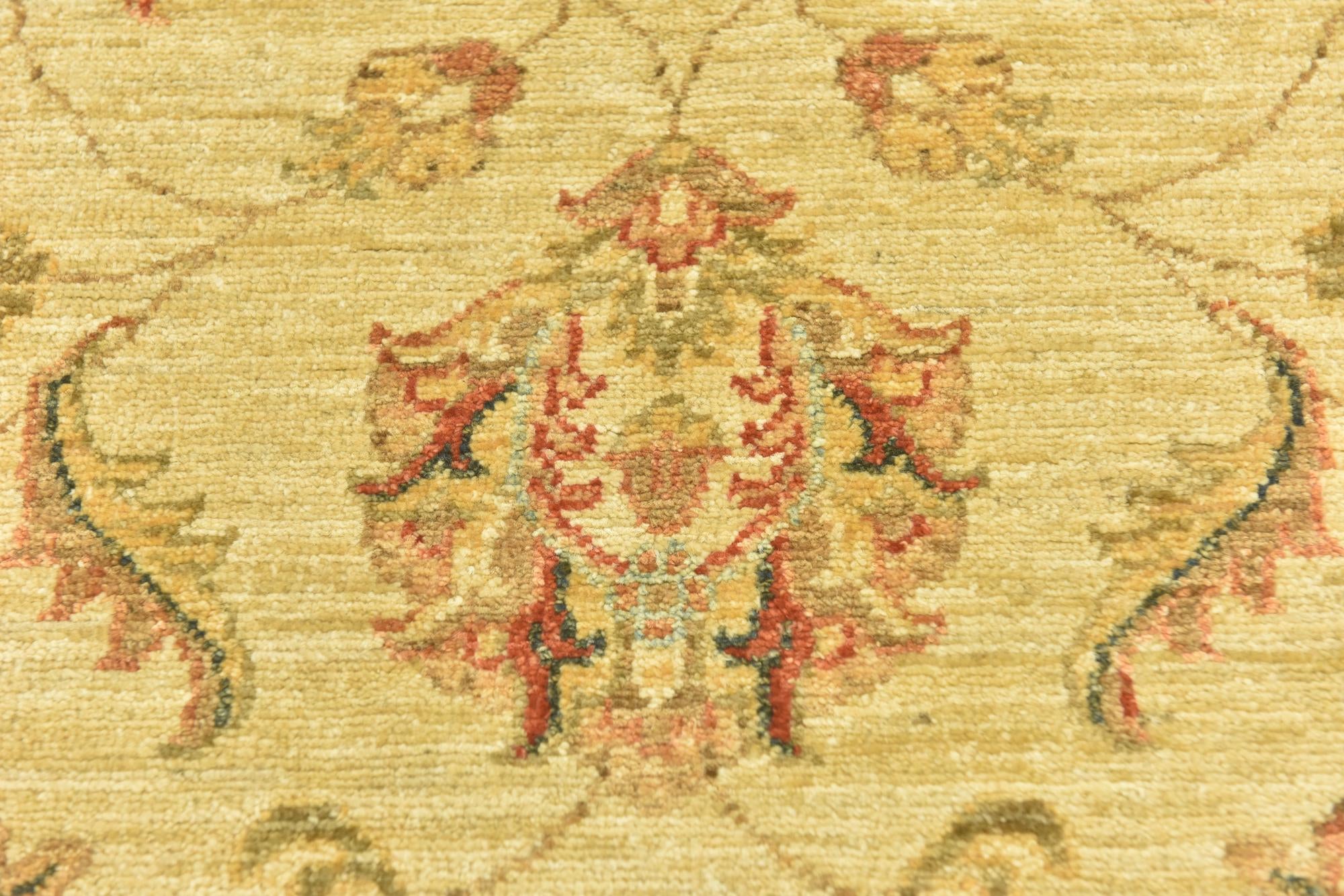 2' 8 x 16' Hand Knotted Peshawar Ziegler Runner Rug