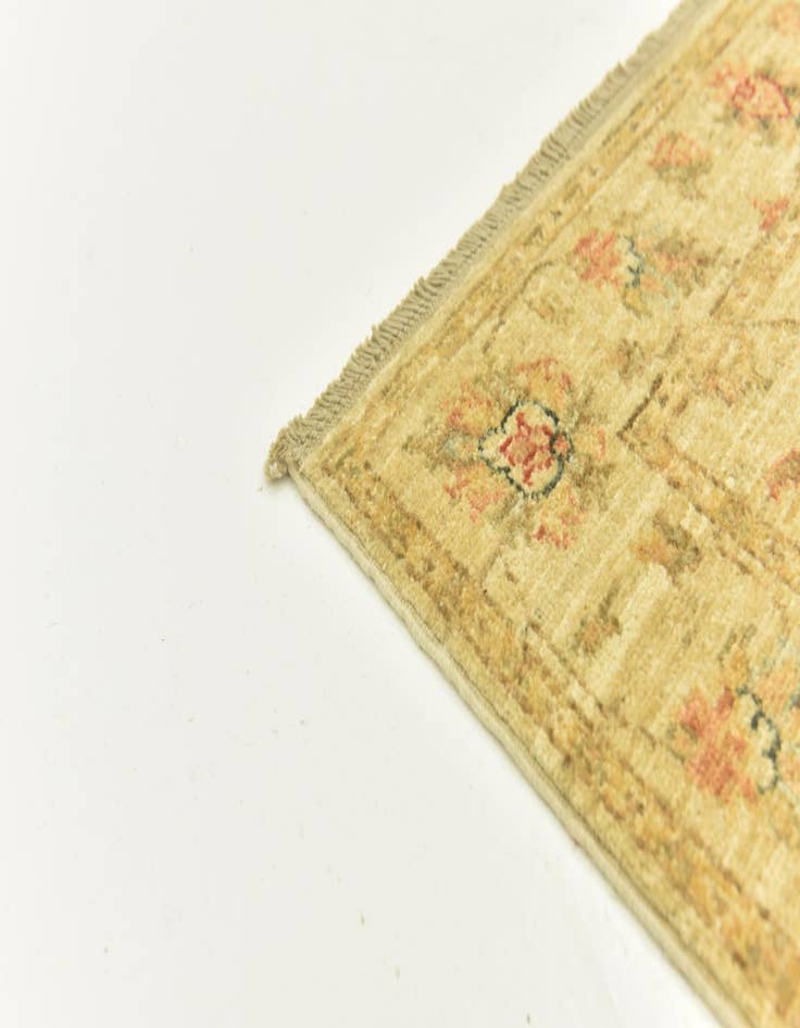 Detail image of 2' 8 x 16'  Hand Knotted Peshawar Ziegler Runner Rug