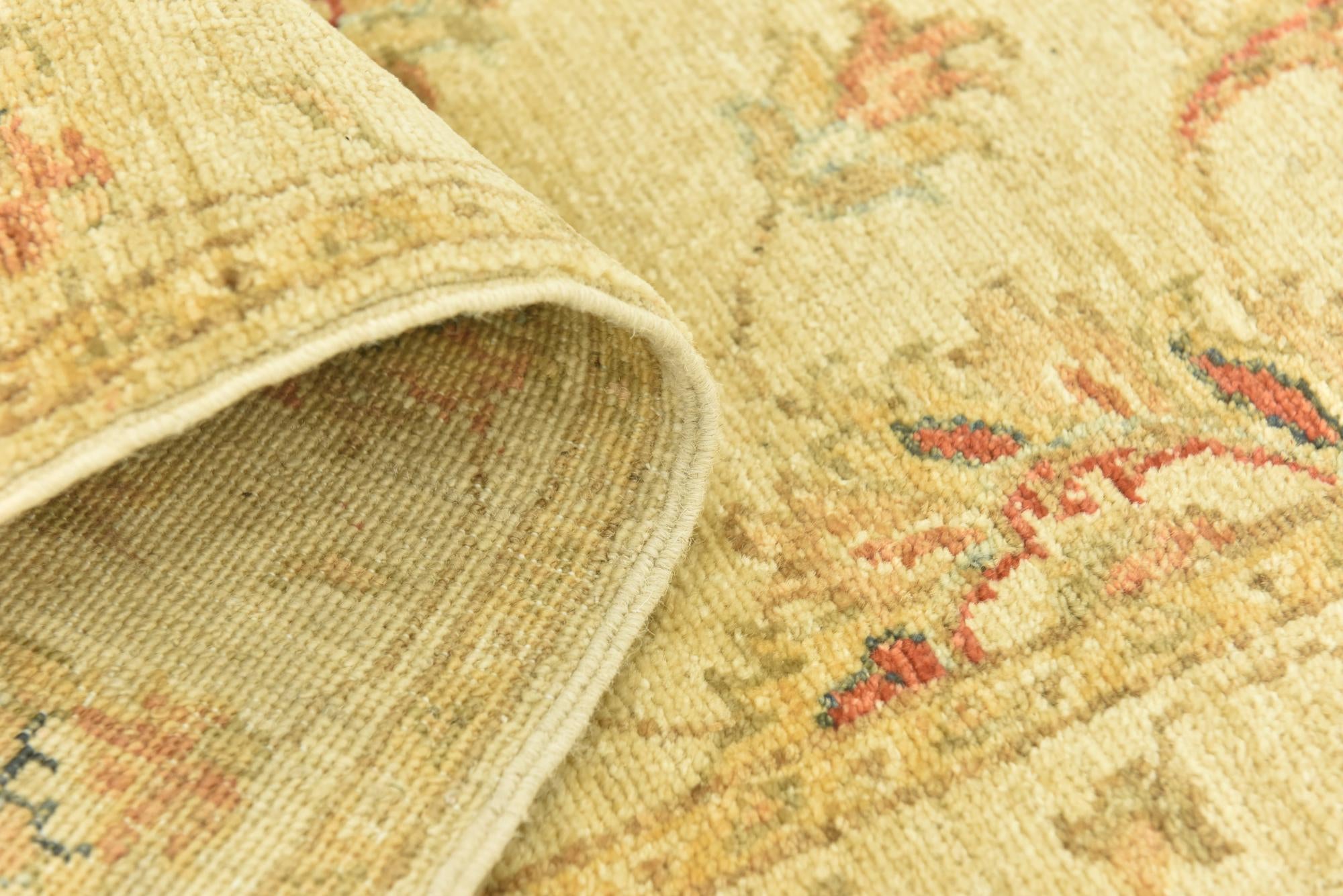 2' 8 x 16' Hand Knotted Peshawar Ziegler Runner Rug
