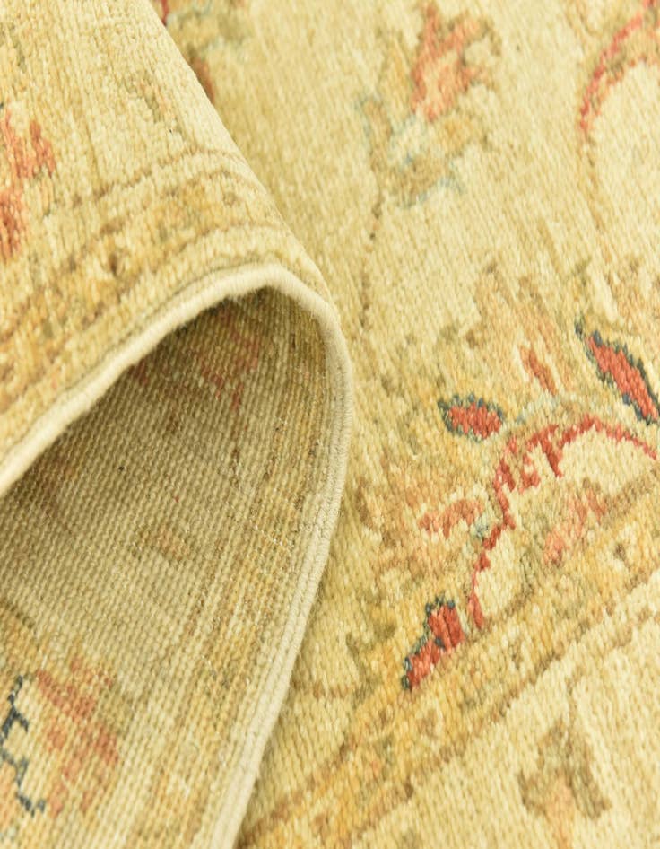 Detail image of 2' 8 x 16'  Hand Knotted Peshawar Ziegler Runner Rug