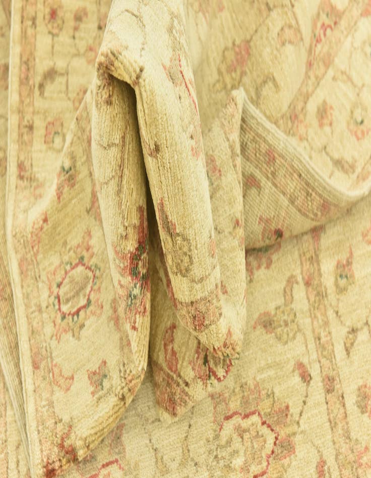 Detail image of 2' 8 x 22' 6 Hand Knotted Peshawar Ziegler Runner Rug