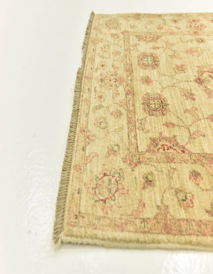 Detail image of 2' 8 x 22' 6 Hand Knotted Peshawar Ziegler Runner Rug