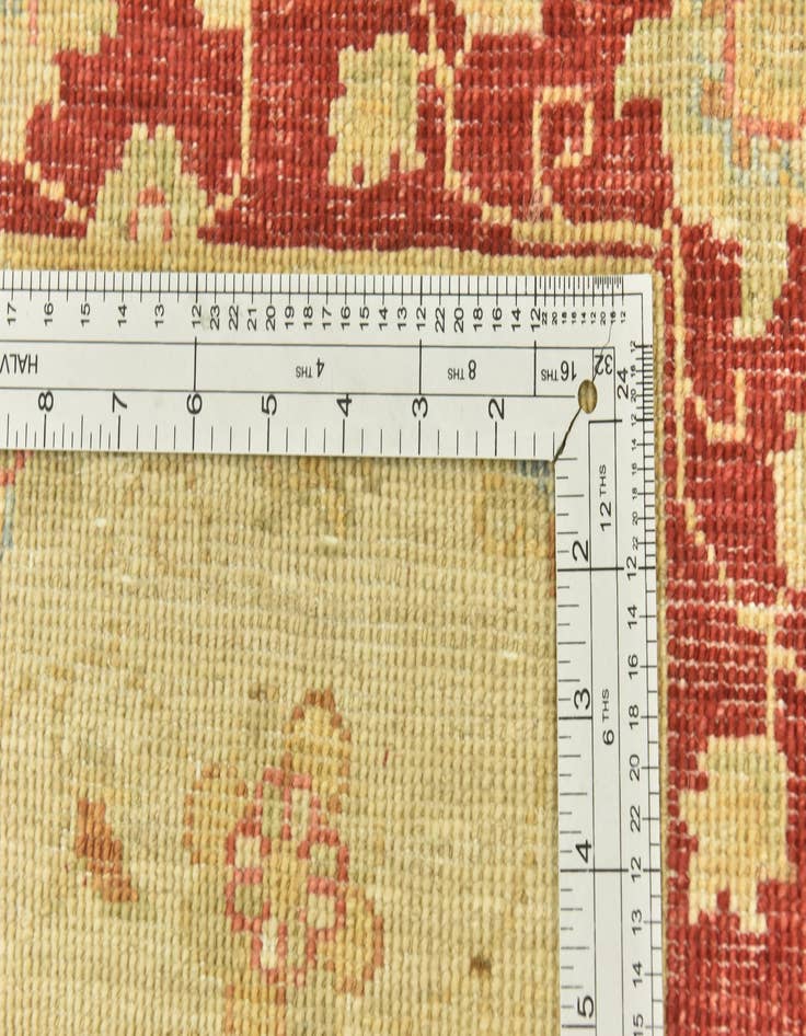 Detail image of 2' 7 x 16' 1  Hand Knotted Peshawar Ziegler Runner Rug