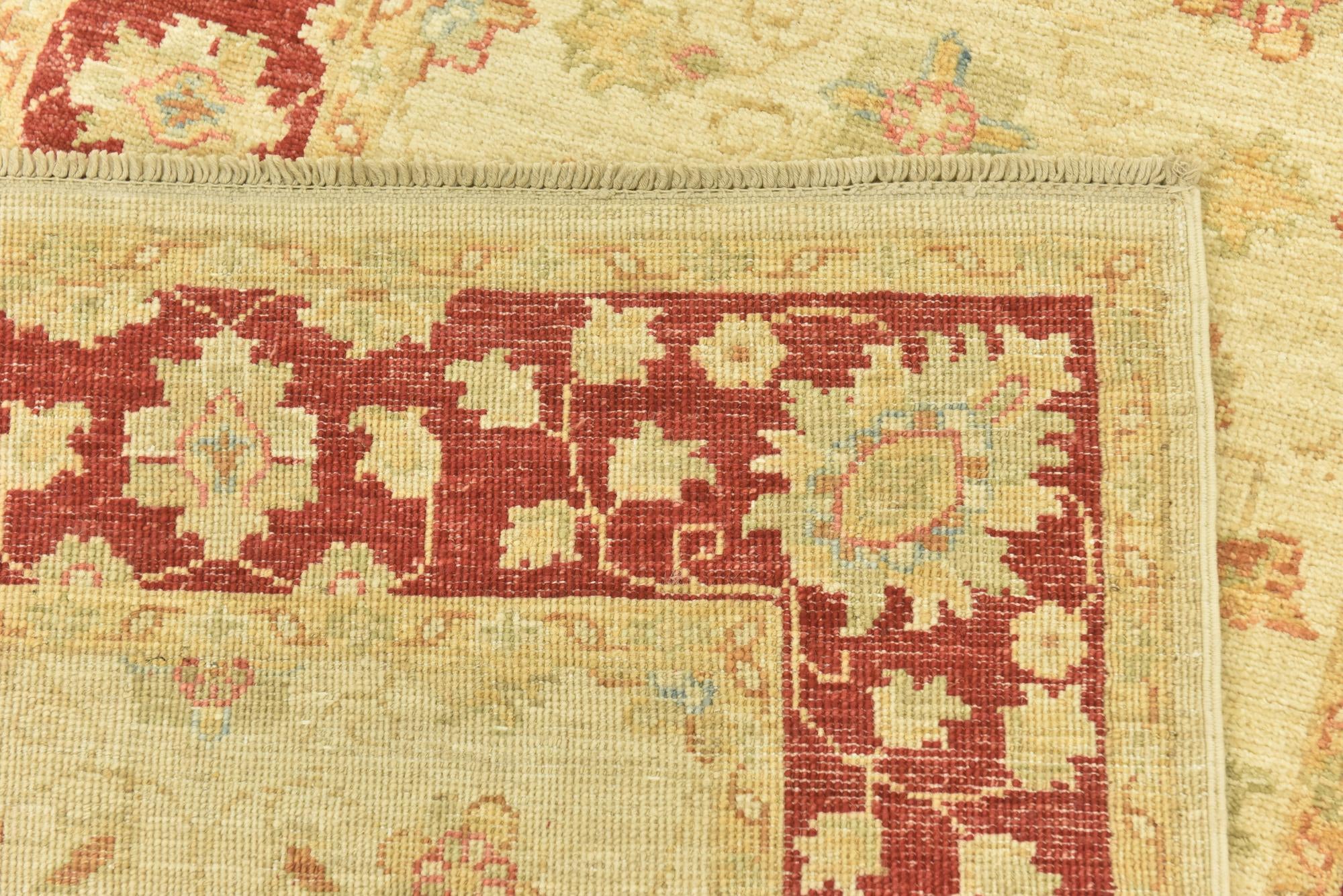2' 7 x 16' 1 Hand Knotted Peshawar Ziegler Runner Rug