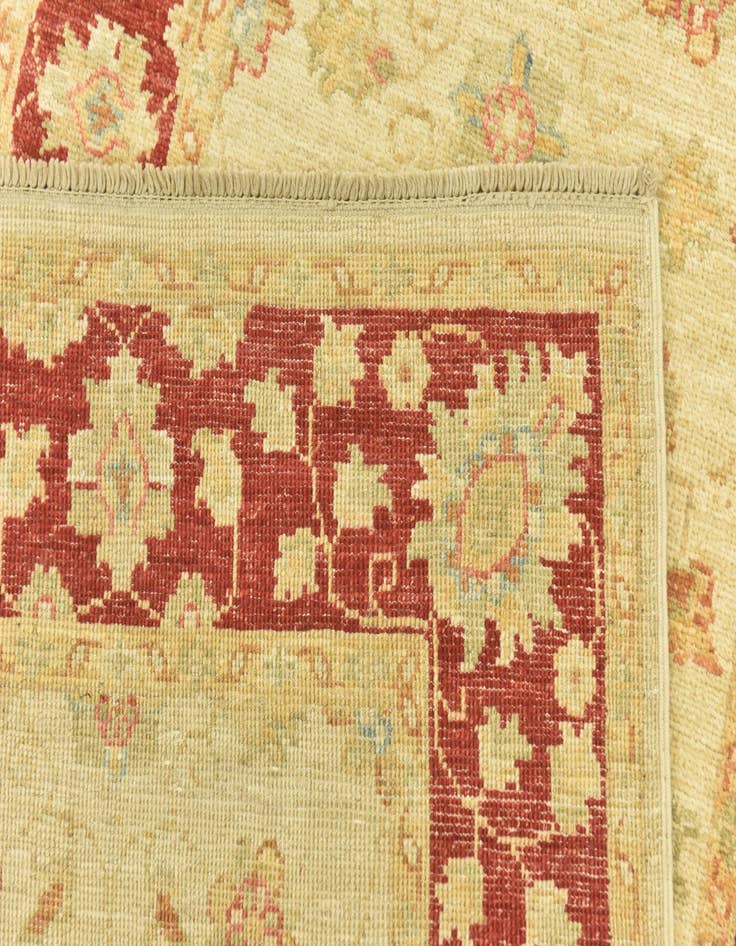 Detail image of 2' 7 x 16' 1  Hand Knotted Peshawar Ziegler Runner Rug