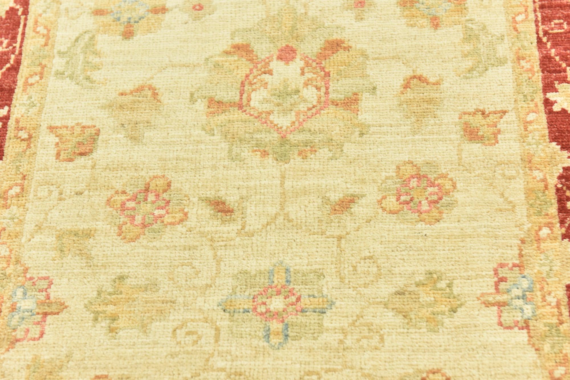 2' 7 x 16' 1 Hand Knotted Peshawar Ziegler Runner Rug