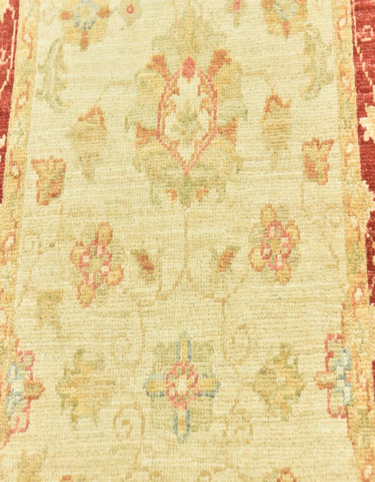 Detail image of 2' 7 x 16' 1  Hand Knotted Peshawar Ziegler Runner Rug