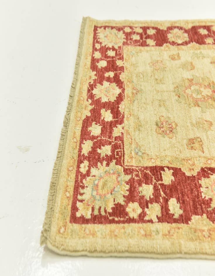 Detail image of 2' 7 x 16' 1  Hand Knotted Peshawar Ziegler Runner Rug