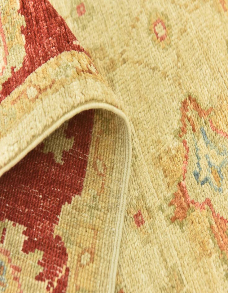 Detail image of 2' 7 x 16' 1  Hand Knotted Peshawar Ziegler Runner Rug