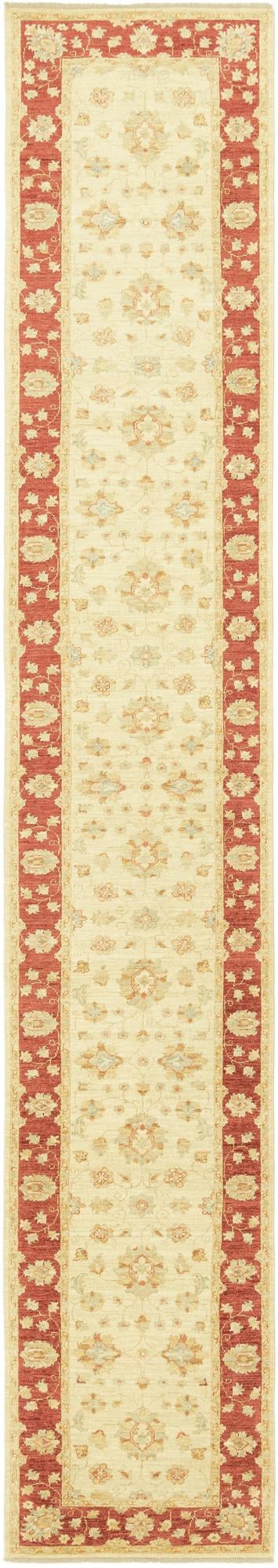 2' 7 x 16' 1 Hand Knotted Peshawar Ziegler Runner Rug