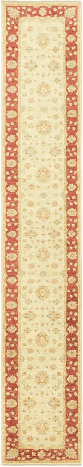 Detail image of 2' 7 x 16' 1 Hand Knotted Peshawar Ziegler Runner Rug