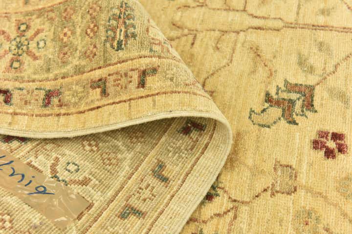 4' 4 x 17' 5 Hand Knotted Peshawar Ziegler Runner Rug