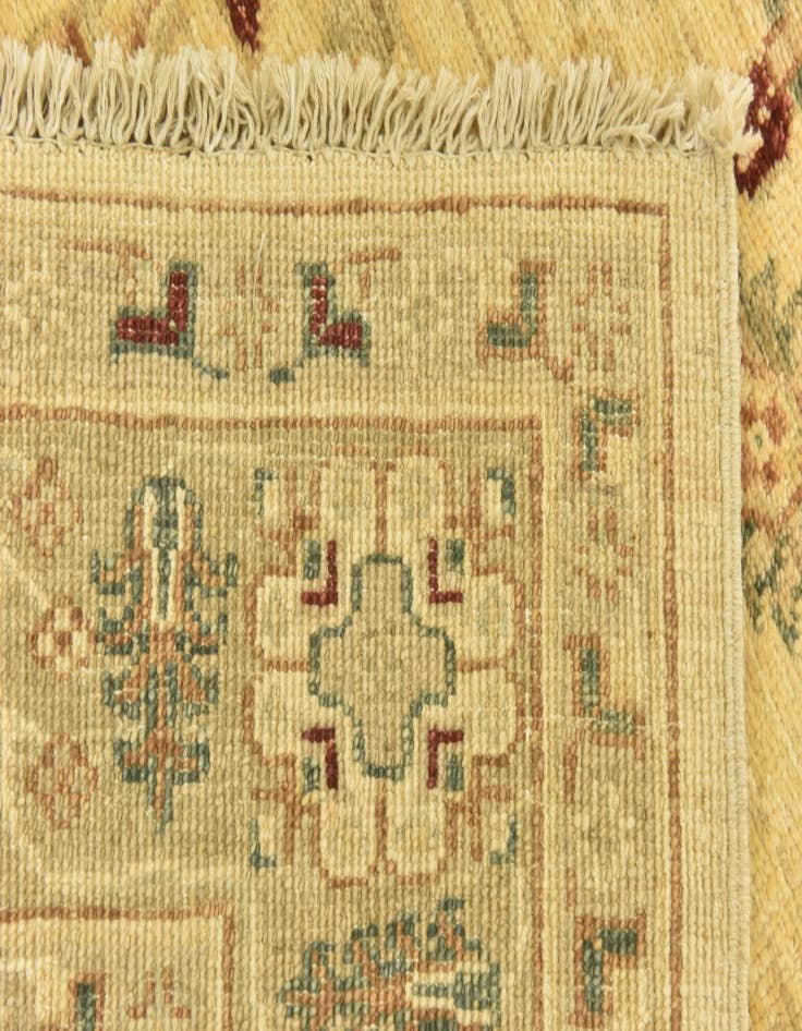 Detail image of 4' 4 x 17' 5  Hand Knotted Peshawar Ziegler Runner Rug