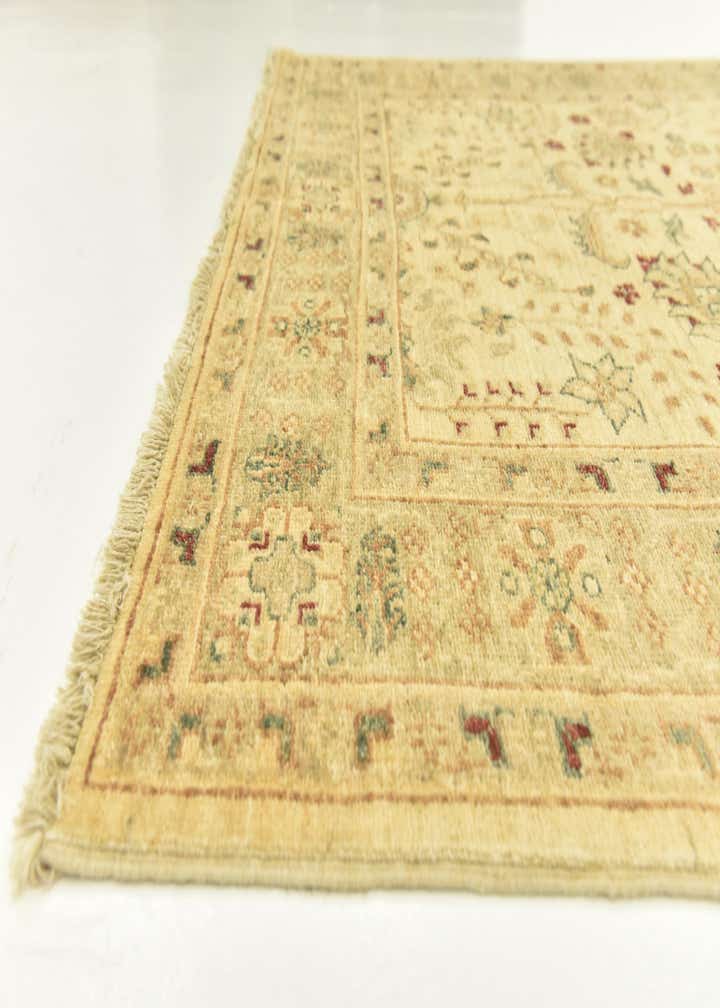 4' 4 x 17' 5 Hand Knotted Peshawar Ziegler Runner Rug