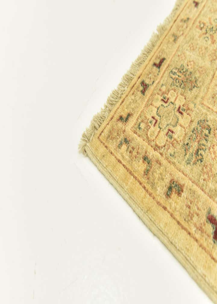 4' 4 x 17' 5 Hand Knotted Peshawar Ziegler Runner Rug
