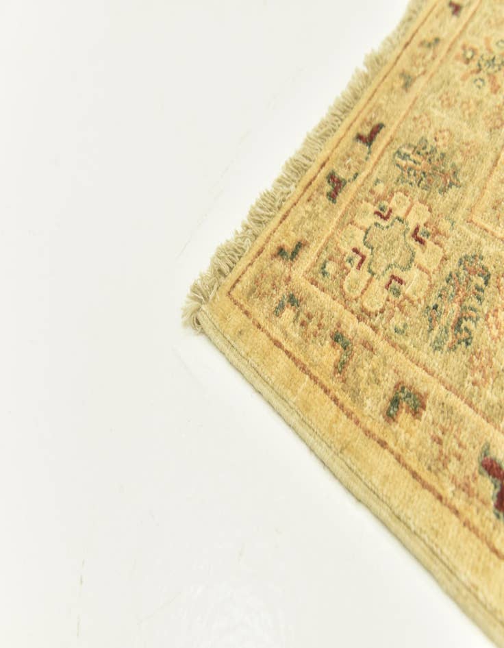 Detail image of 4' 4 x 17' 5  Hand Knotted Peshawar Ziegler Runner Rug