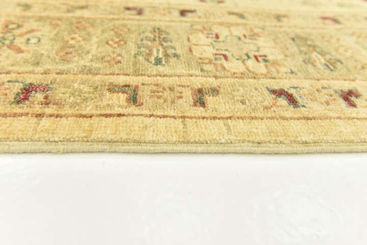 4' 4 x 17' 5 Hand Knotted Peshawar Ziegler Runner Rug