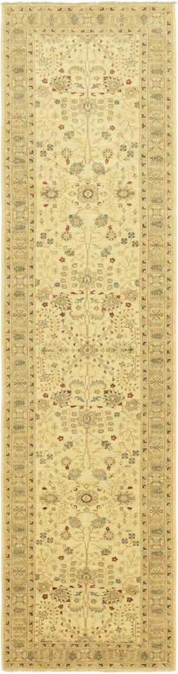 Detail image of 4' 4 x 17' 5 Hand Knotted Peshawar Ziegler Runner Rug