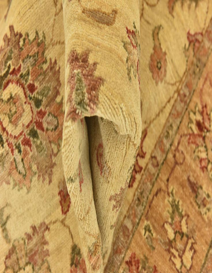 Detail image of 4' x 16' 2  Hand Knotted Peshawar Ziegler Runner Rug