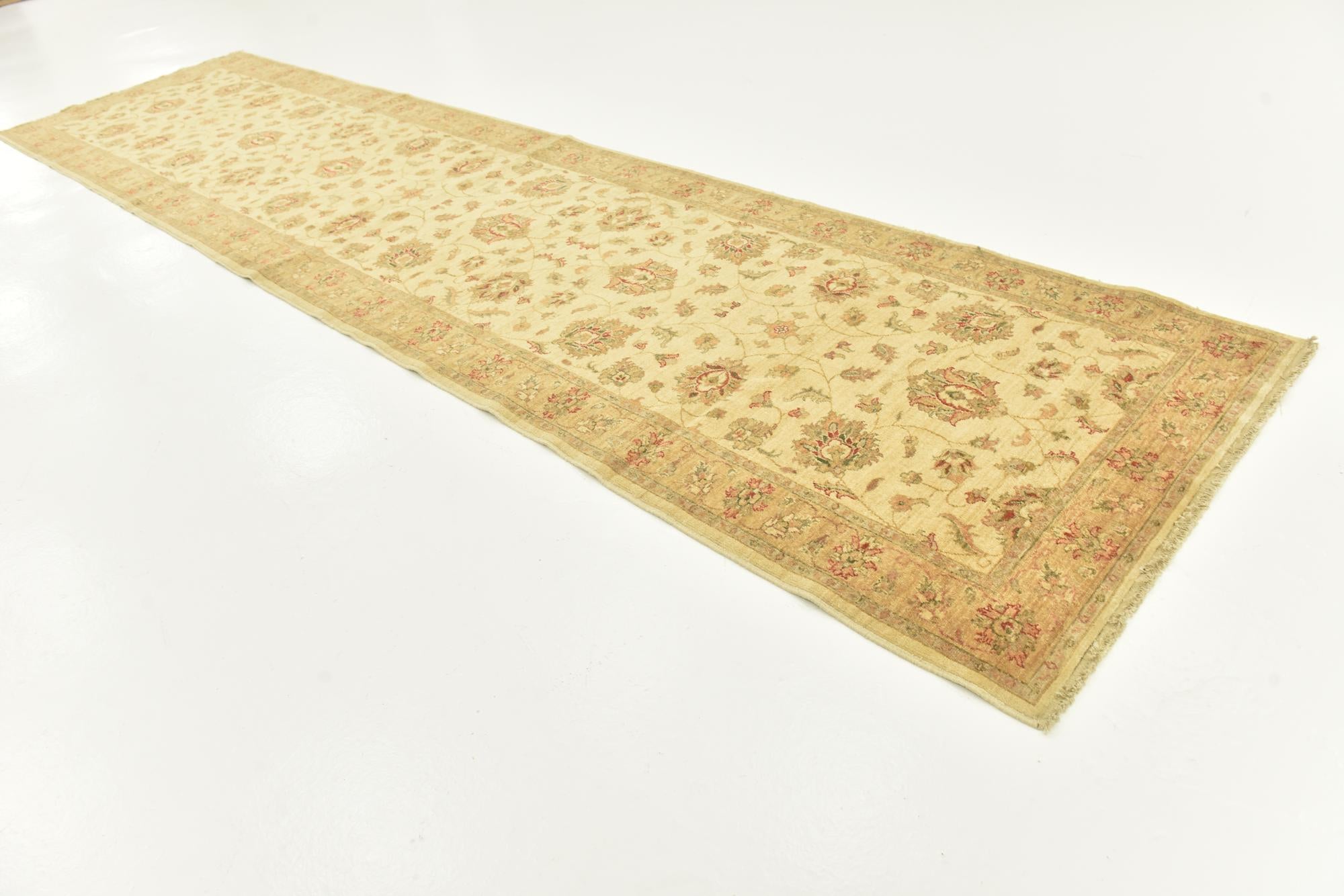 4' x 16' 2 Hand Knotted Peshawar Ziegler Runner Rug