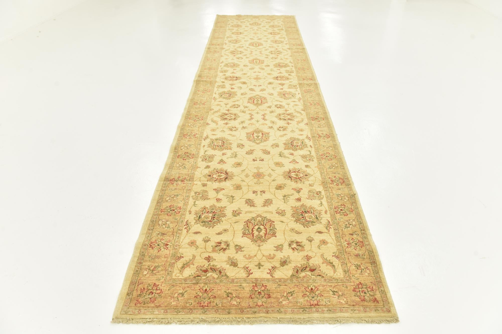4' x 16' 2 Hand Knotted Peshawar Ziegler Runner Rug