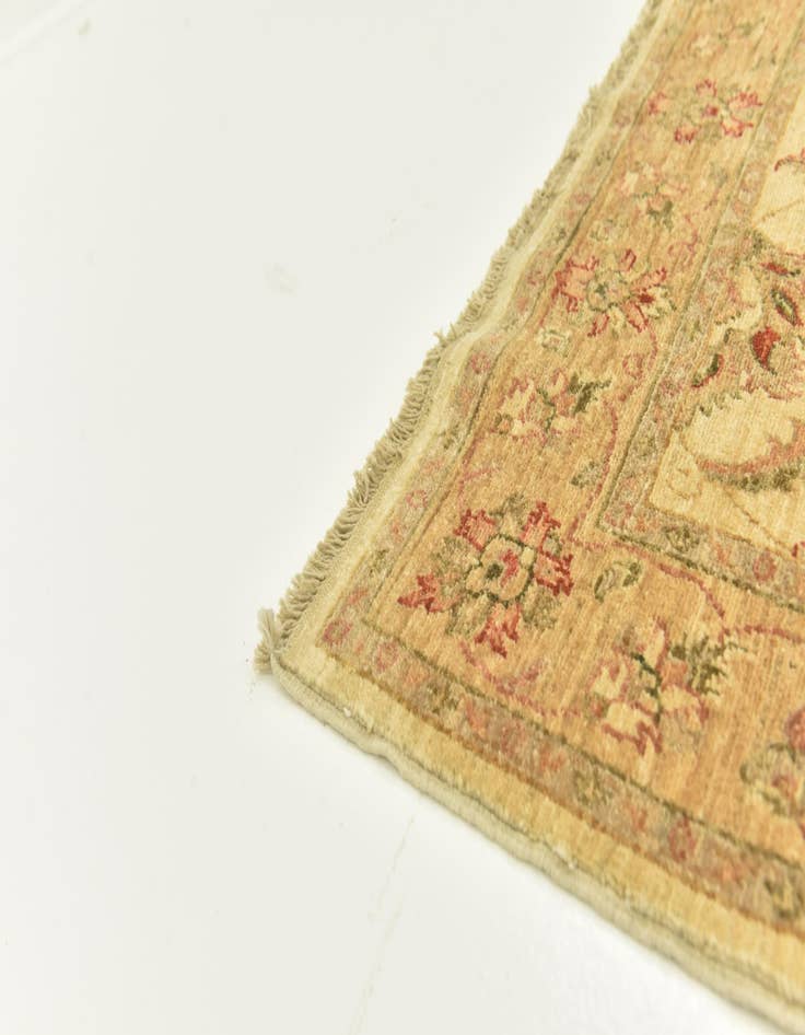 Detail image of 4' x 16' 2  Hand Knotted Peshawar Ziegler Runner Rug