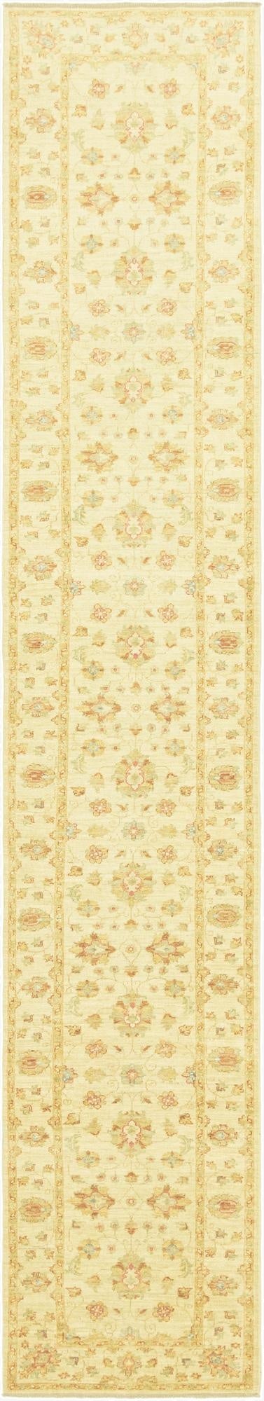 2' 9 x 16' 3  Hand Knotted Peshawar Ziegler Runner Rug