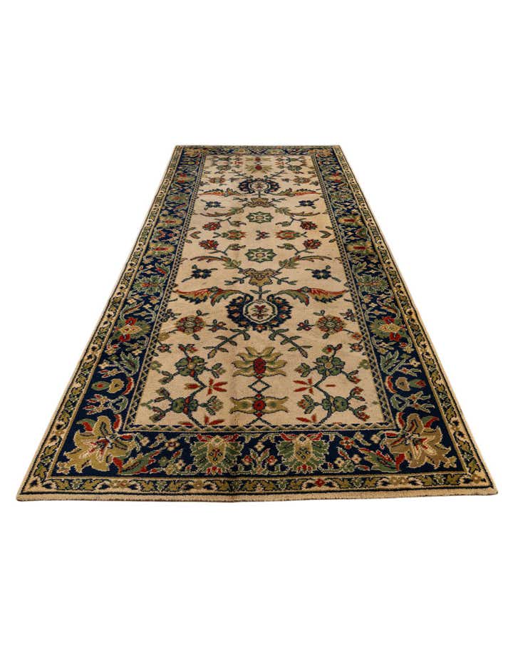 5' x 12' Sarough Wool Runner Rug