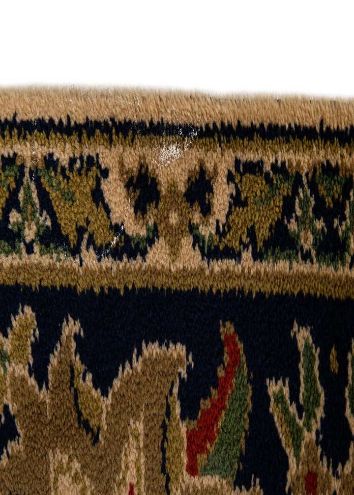 5' x 12' Sarough Wool Runner Rug