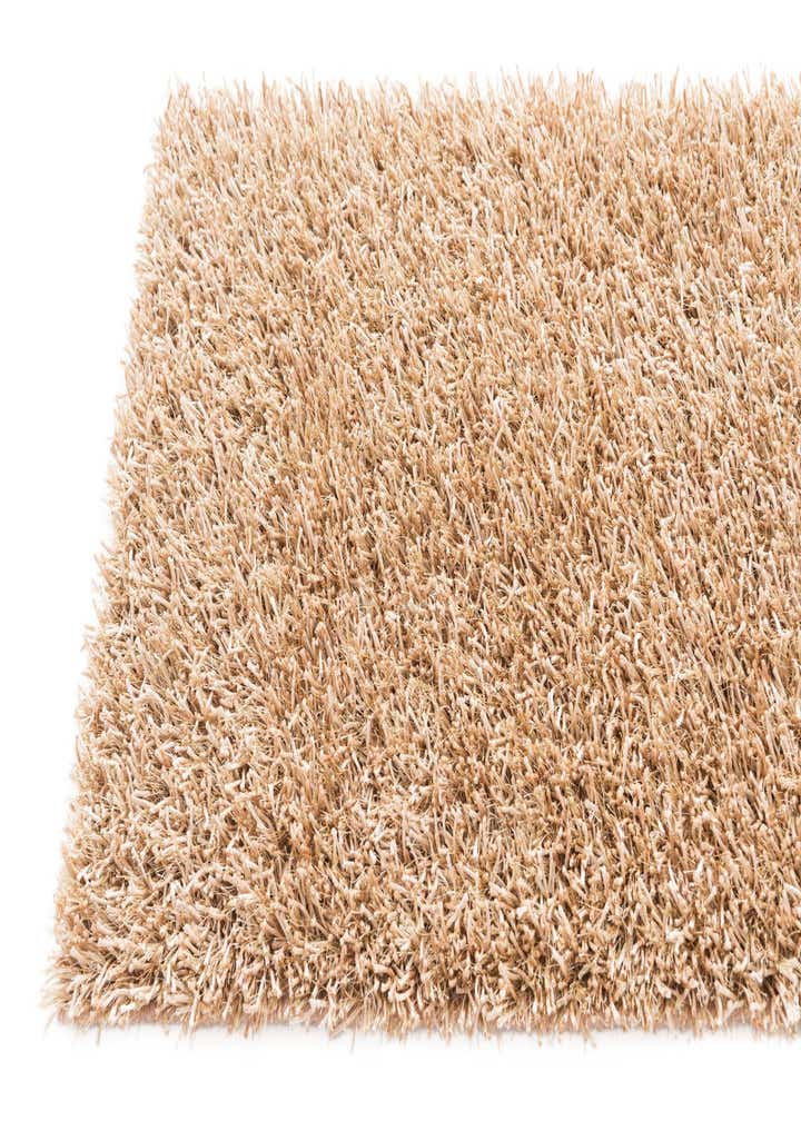 2' 5 x 4' 7 Hand Knotted Solid Shag Oriental Runner Rug