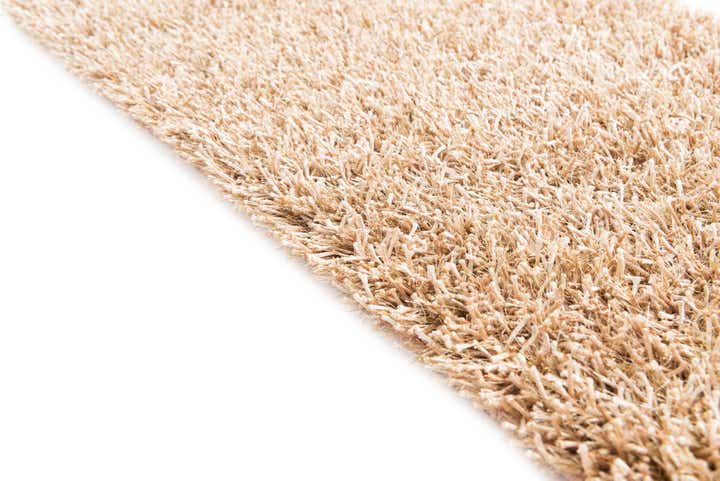 2' 5 x 4' 7 Hand Knotted Solid Shag Oriental Runner Rug