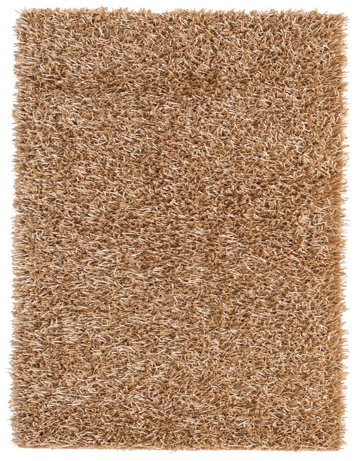 Detail image of 2' 5 x 4' 7 Hand Knotted Solid Shag Oriental Runner Rug