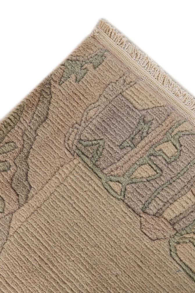 2' 7 x 11' Hand Knotted Tibet Wool Runner Rug