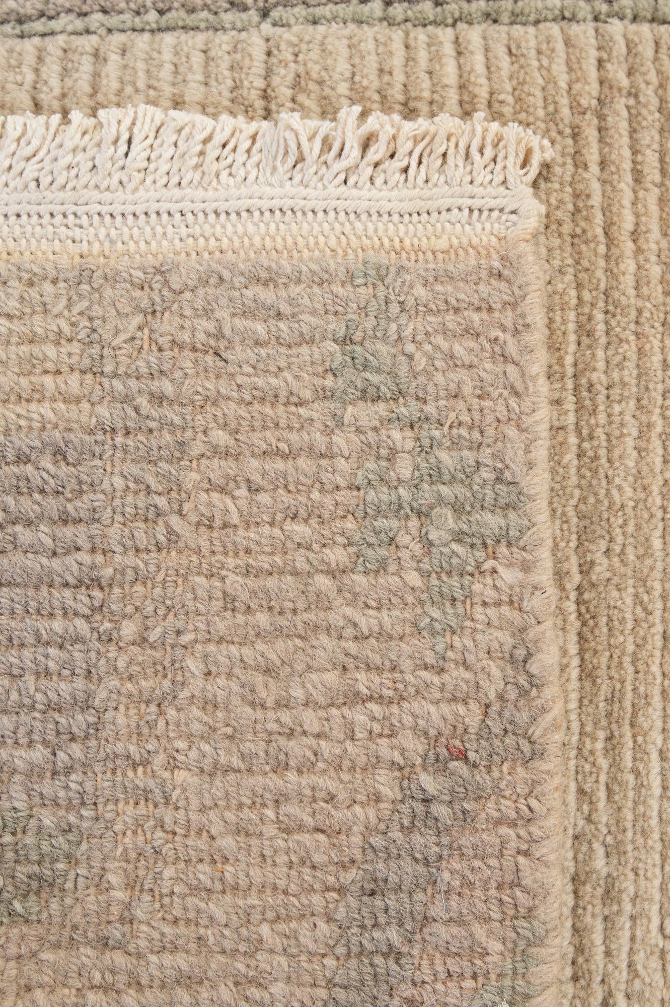 2' 7 x 11' Hand Knotted Tibet Wool Runner Rug