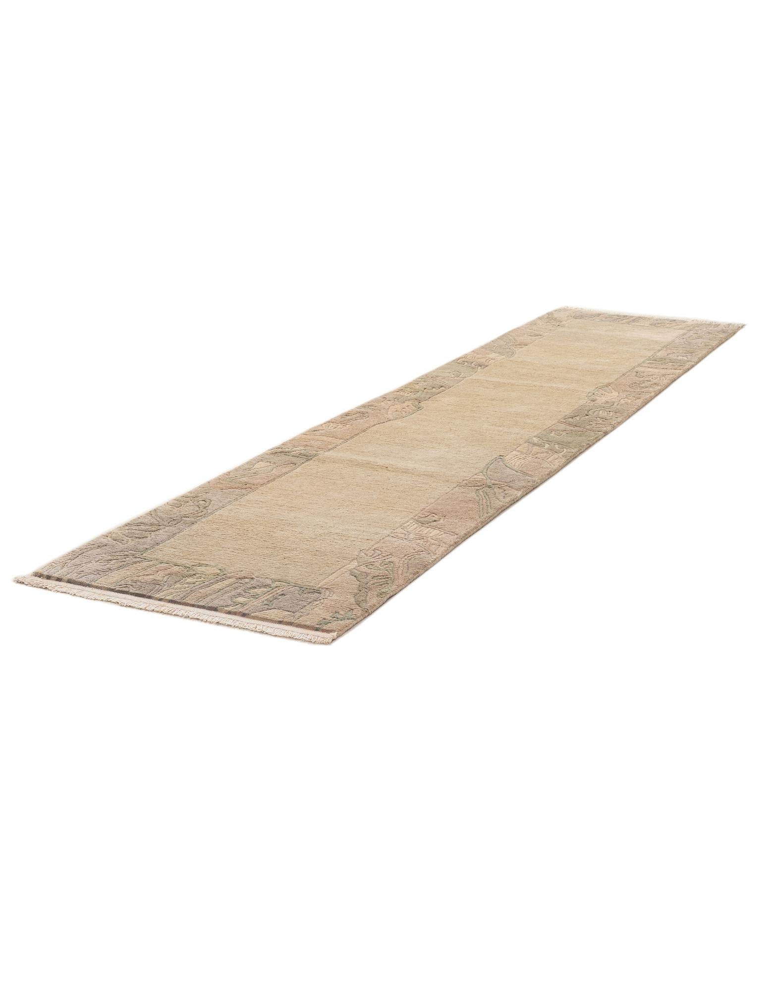 2' 7 x 11' Hand Knotted Tibet Wool Runner Rug