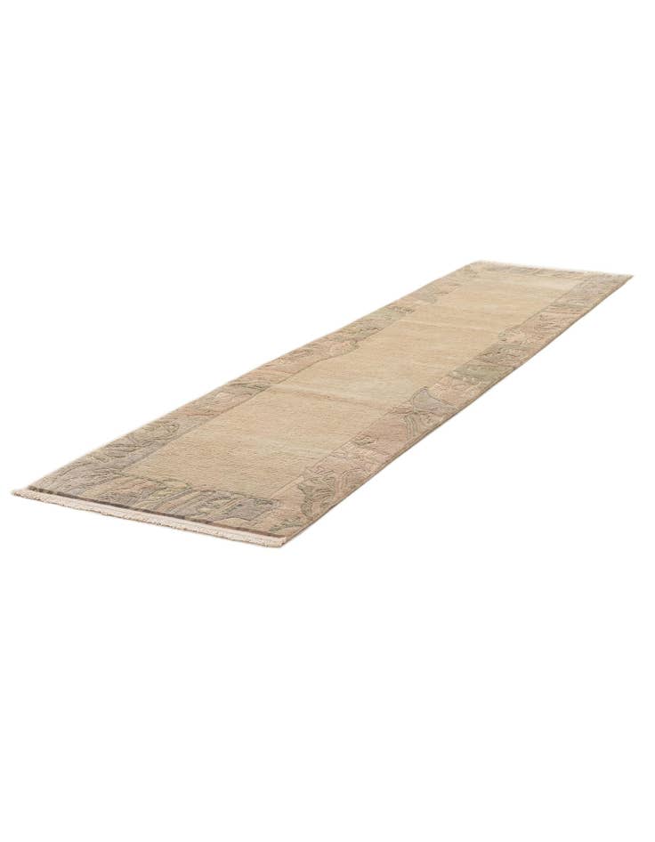 Detail image of 2' 7 x 11' Hand Knotted Tibet Wool Runner Rug