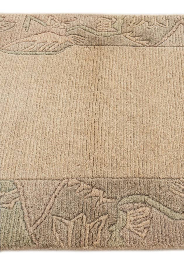 Detail image of 2' 7 x 11' Hand Knotted Tibet Wool Runner Rug