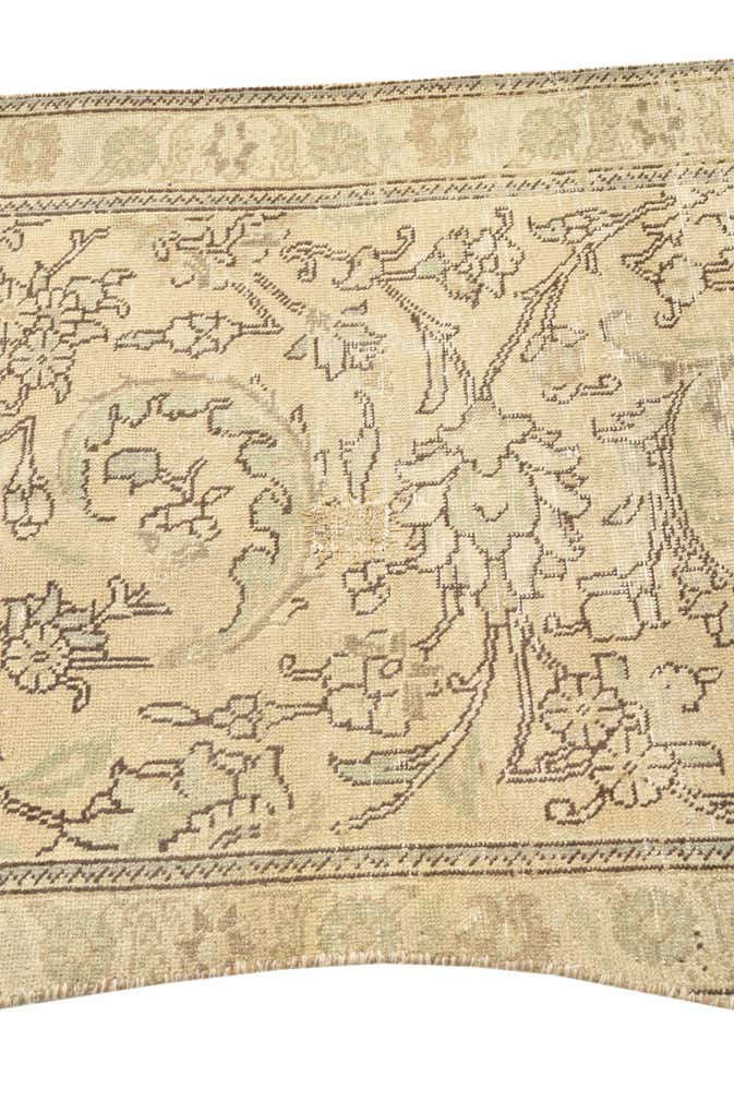 2' 7 x 9' Hand Knotted Ultra Vintage Persian Wool Runner Rug