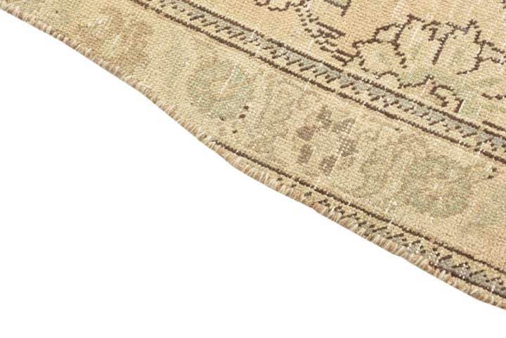 2' 7 x 9' Hand Knotted Ultra Vintage Persian Wool Runner Rug