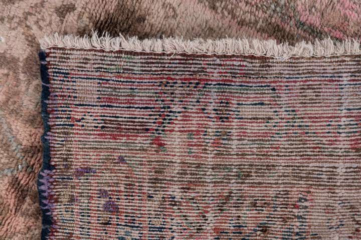 2' 4 x 4' 6 Hand Knotted Ultra Vintage Persian Wool Runner Rug