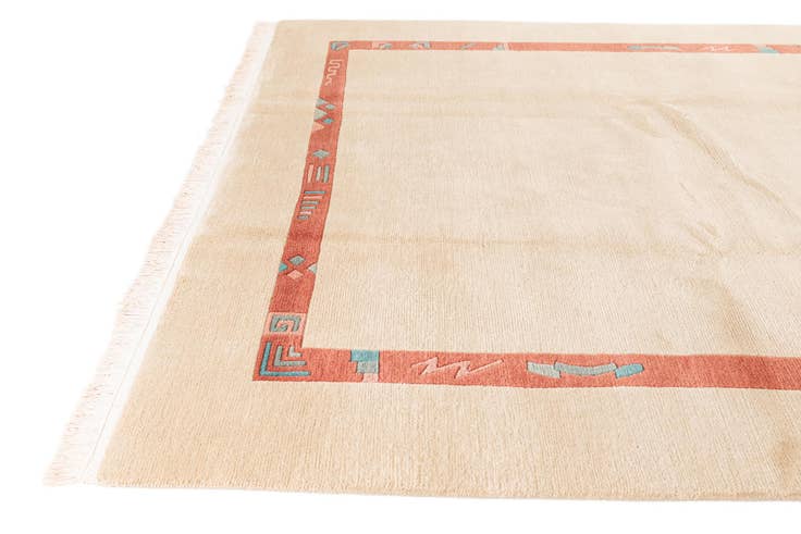 Detail image of 7' 2 x 7' 3 Hand Knotted Tibet Wool Square Rug