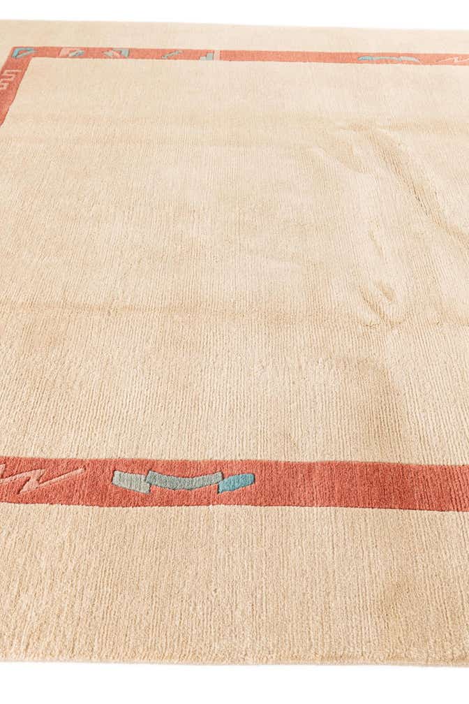7' 2 x 7' 3 Hand Knotted Tibet Wool Square Rug